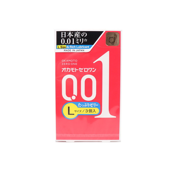 オカモトゼロワン Lサイズ たっぷりゼリー 3個入り
