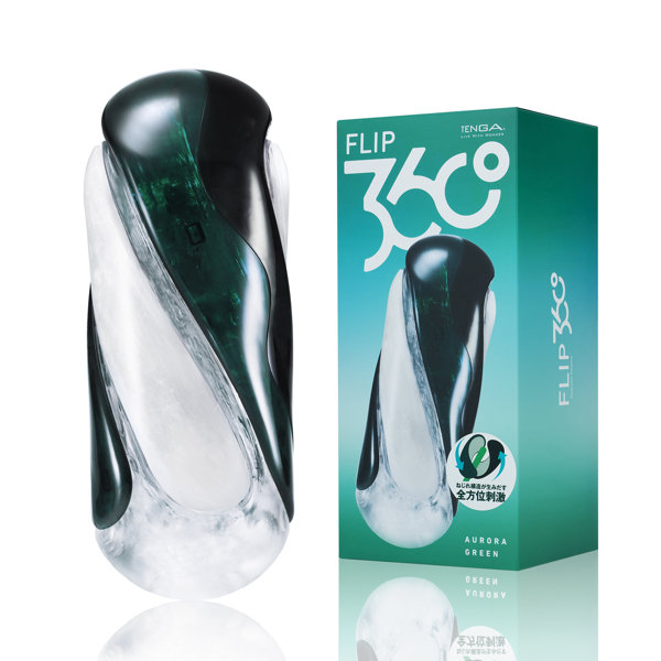 TENGA FLIP 360 AURORA GREEN
